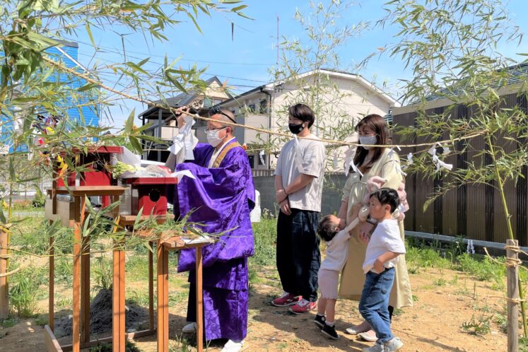 S様邸の地鎮祭を行いました（浜松市中区）