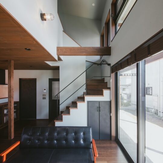 吹抜けリビング