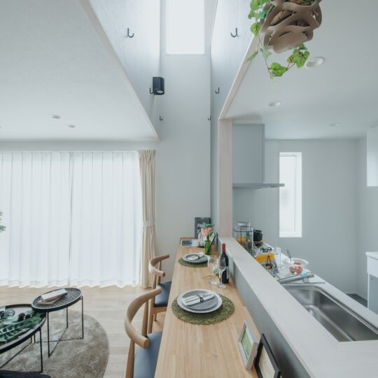 吹抜けリビング