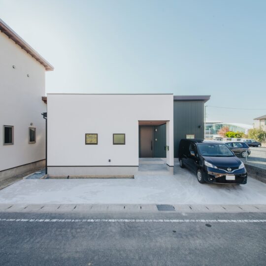 余裕のある駐車場