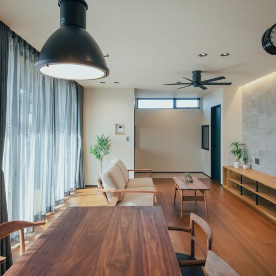 明るいリビング