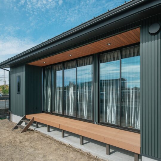 庭続きの大開口窓