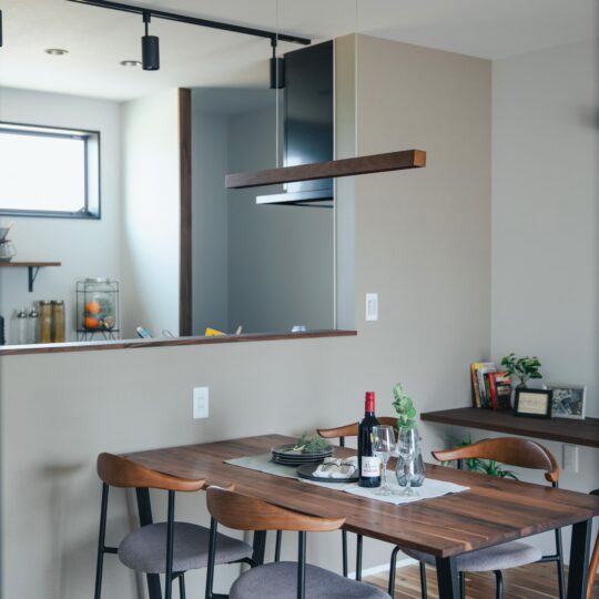 開放感あるキッチン