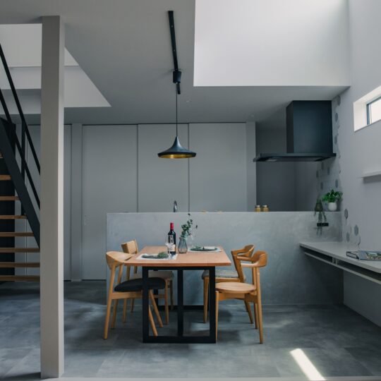 シンプルモダンな立体感