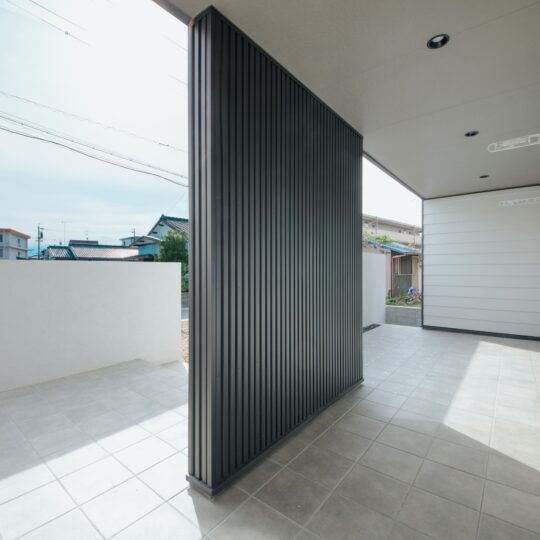 屋根付きのインナーテラス