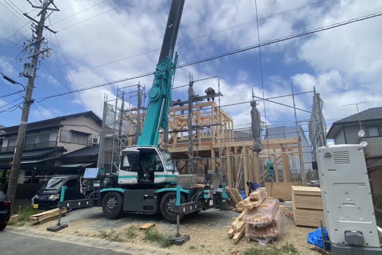 I 様上棟 / 磐田市下本郷
