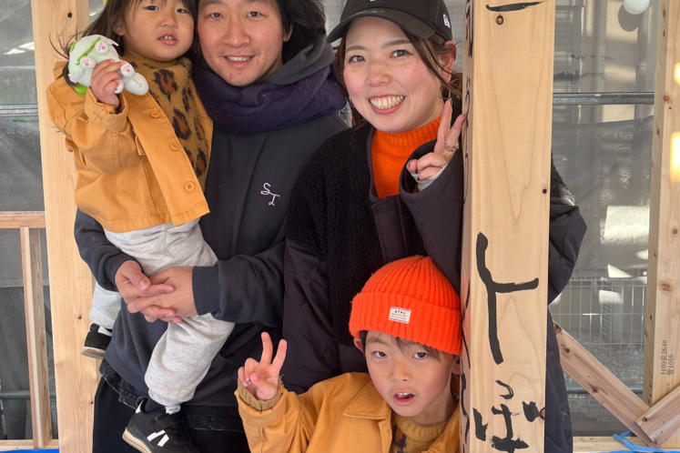 I様邸 笑顔いっぱいの上棟・願い筆／浜松市中央区