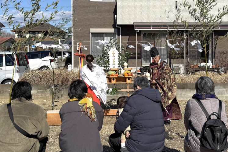 【袋井市】三世代で迎えた地鎮祭。K様邸、家づくりのはじまりの日