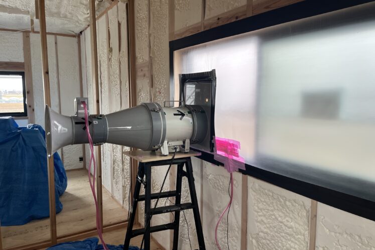 【現場レポート】S様邸　気密測定／袋井市