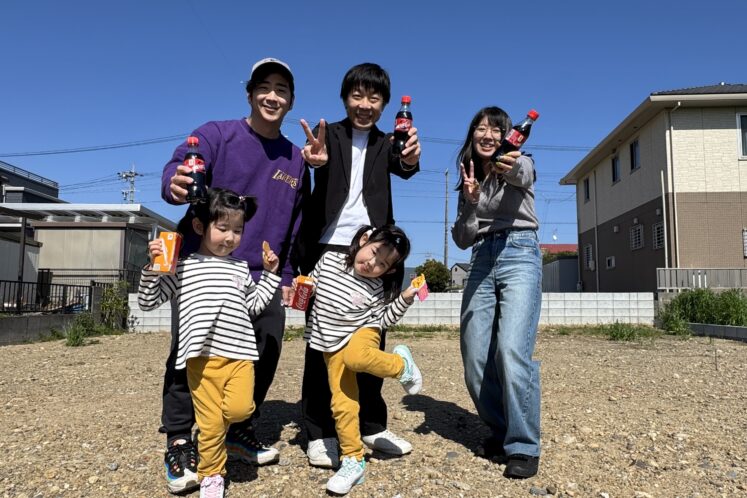 F様 セルフ地鎮祭！ 締めはコーラで乾杯！！