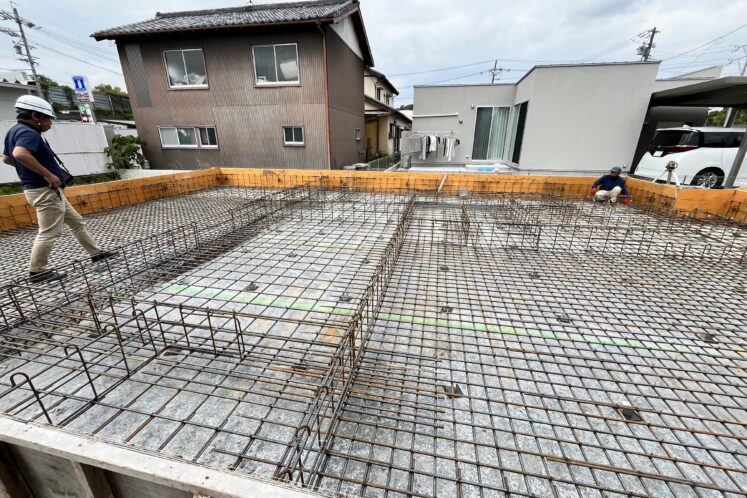 【現場レポート】　K様邸 基礎工事／袋井市