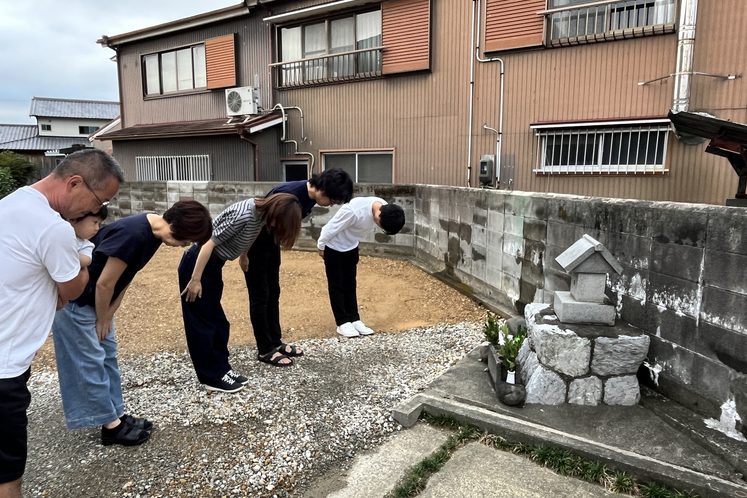 F様　地の神様も祝福！セルフ地鎮祭！！